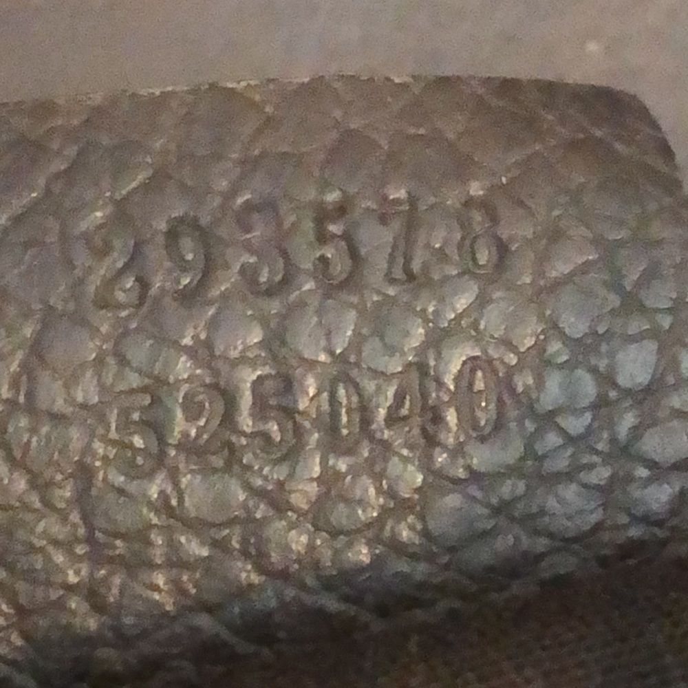 GUCCI GG Supreme Crystal Coated Canvas and Brown Leather Shoulder Bag - Picture 16 of 17
